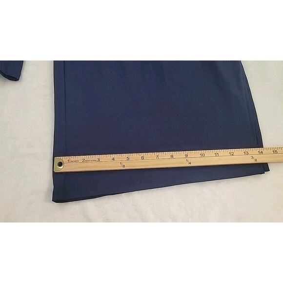 Cuddl Duds Oxford Navy Flexwear Wide Leg Jumpsuit | Women’s Large - Picture 9 of 12